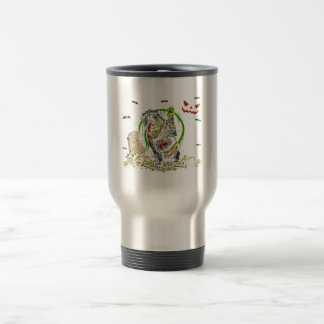Bulldog Zombie Dog Halloween-Kostüm Reisebecher