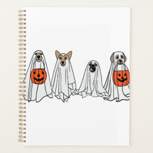 Bulldog Zombie Halloween Kostüm Hund Lover Welpe P Planer