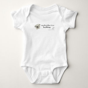 Bulldoge Baby Strampler