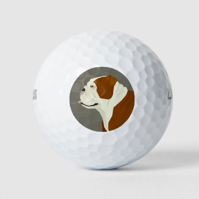 Bulldoge Golfball (Vorderseite)