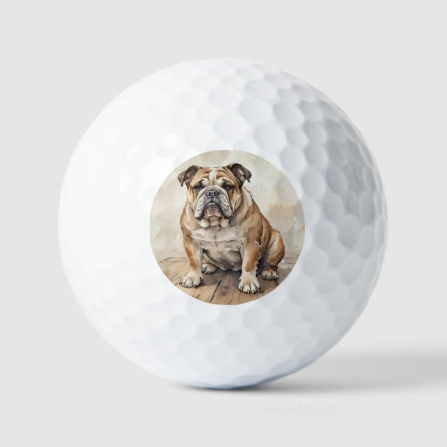 Bulldoge Golfball (Vorderseite)