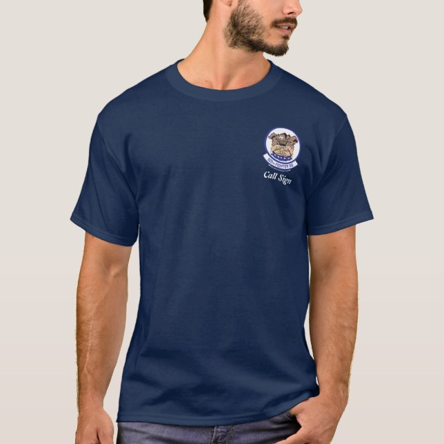 Bulldogge 525 mit Rufzeichen (dunkles Shirt) T-Shirt (Vorderseite)