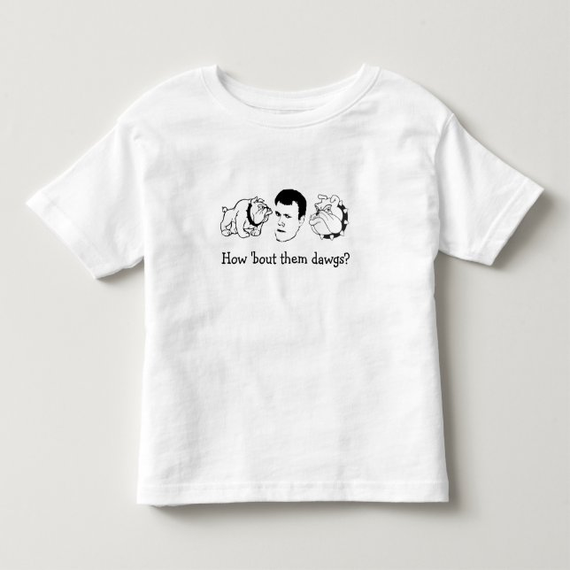 Bulldogge, _Bukk, Richard2, wie 'Kampf sie dawgs? Kleinkind T-shirt (Vorderseite)