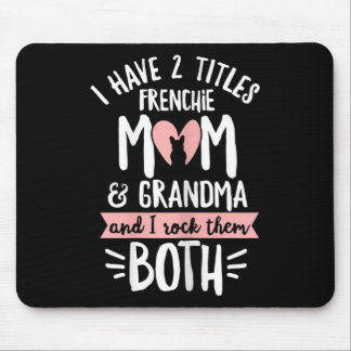 Bulldogge-Design für Ihre französische Oma Mousepad