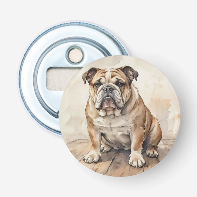 Bulldogge Flaschenöffner (Vorderseite)