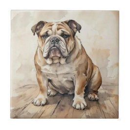 Bulldogge Fliese