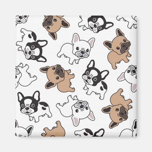 Bulldogge, französisches Zubehör Magnet (Vorne)