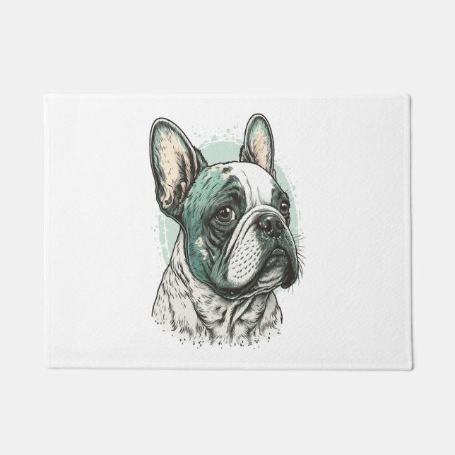 Bulldogge Fußmatte (Vorderseite)