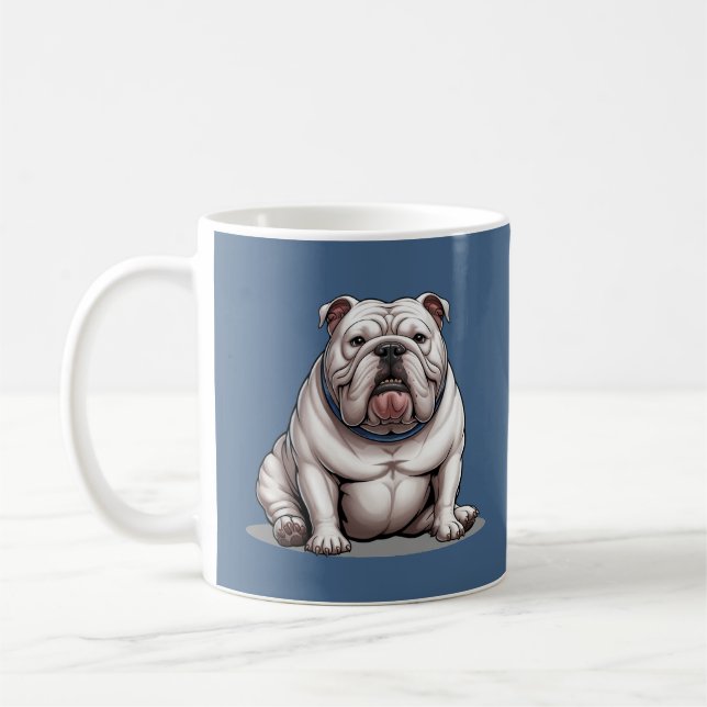 Bulldogge Kaffeetasse (Links)