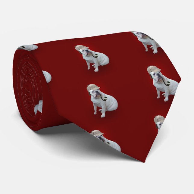 Bulldogge Krawatte (Gerollt)