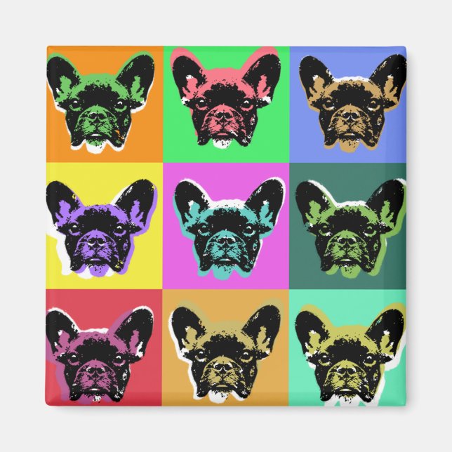 Bulldogge Magnet (Vorne)