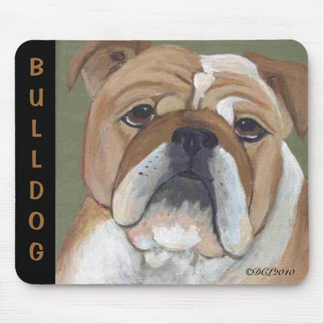 Bulldogge mousepad (Vorne)