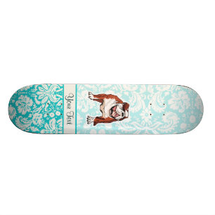 Bulldogge; Niedlich Skateboard