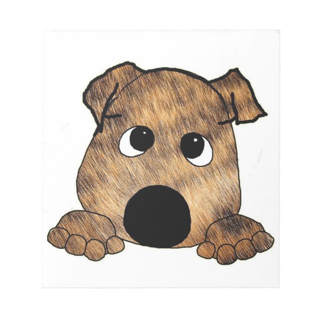 Bulldogge Notizblock (Vorderseite)