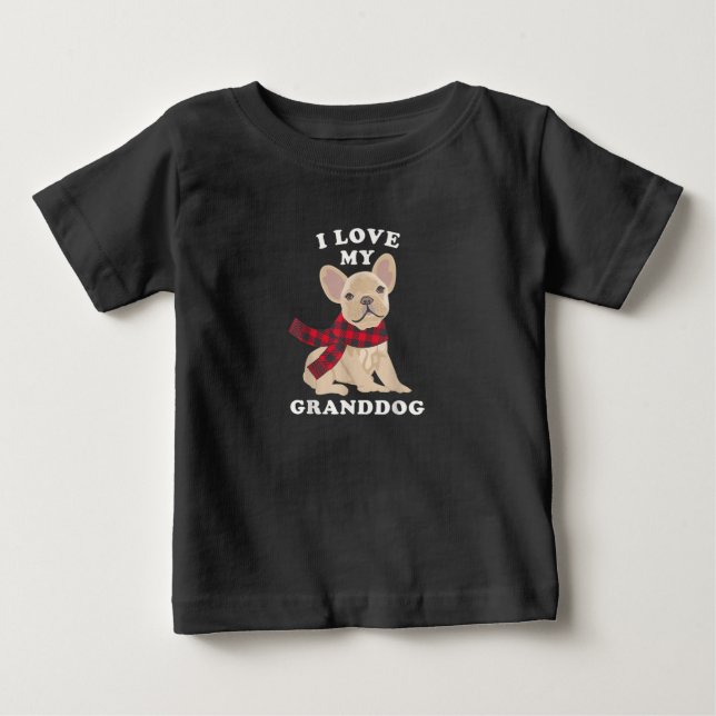 Bulldogge | Oma-Weihnachtsgeschenk Baby T-shirt (Vorderseite)