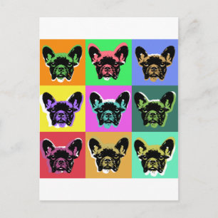 Bulldogge Postkarte