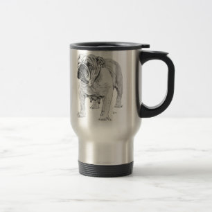 Bulldogge Reisebecher