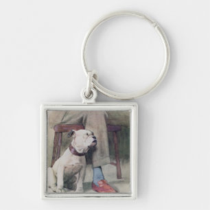 Bulldogge Schlüsselanhänger