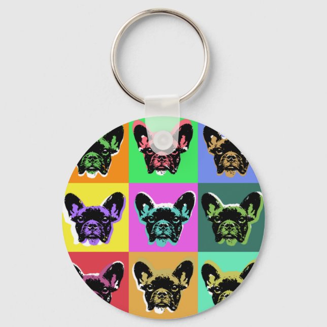 Bulldogge Schlüsselanhänger (Vorderseite)
