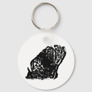 Bulldogge-Schlüsselanhänger Schlüsselanhänger