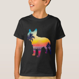Bulldogge Sunset Design  T-Shirt