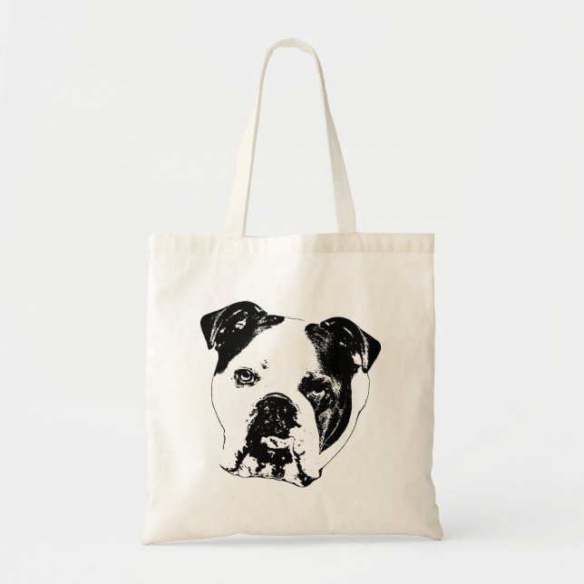 Bulldogge-Tasche Tragetasche (Vorne)