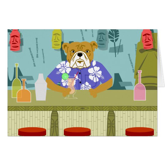Bulldogge Tiki Bar Karte