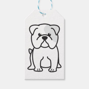 Bulldoggen-Cartoon Geschenkanhänger