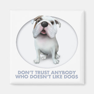 Bulldoggen-(englisches) Vertrauen Magnet
