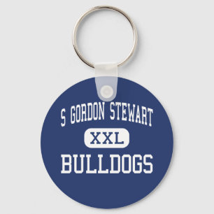 Bulldoggen-Fort-Trotz S Gordon Stewart Schlüsselanhänger