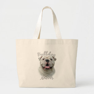 Bulldoggen-Mama 2 Jumbo Stoffbeutel