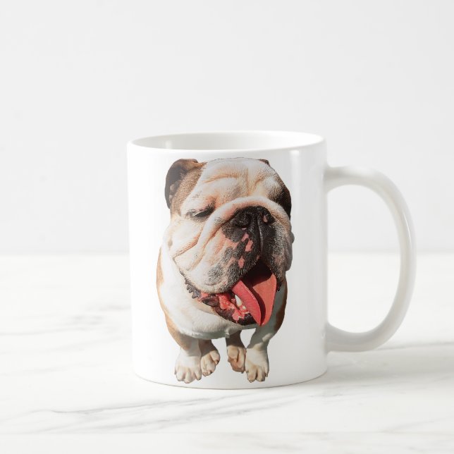 Bulldoggen-Tasse Kaffeetasse (Rechts)