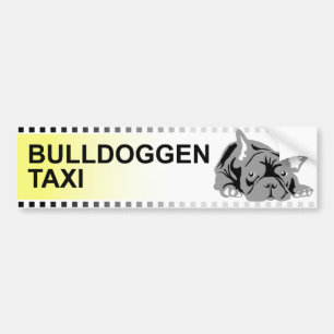 Bulldoggen Taxi (Deutschland) Autoaufkleber