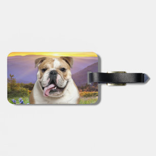 Bulldoggen-Wiese Gepäckanhänger