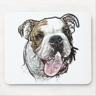 Bulldoggenwelpe Mousepad