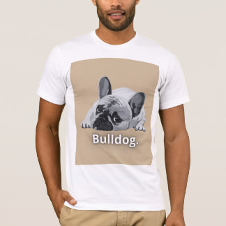 Bulldoggesicht-Design mit starkem Ausdruck T-Shirt