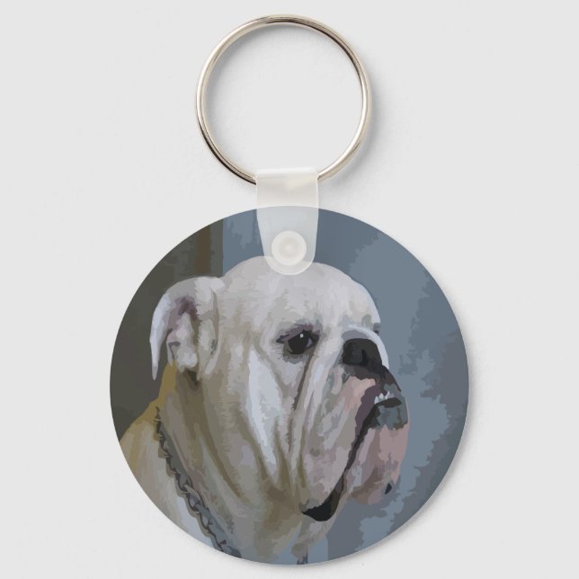 Bulldogin Schlüsselanhänger (Vorderseite)