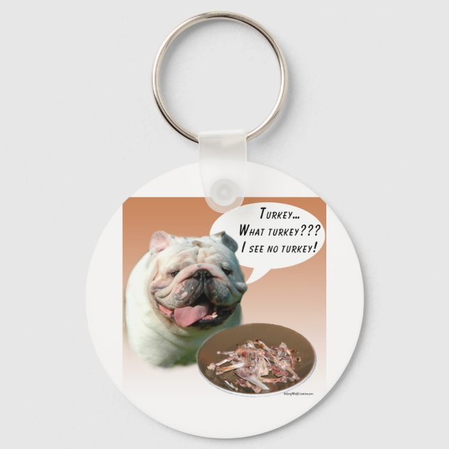 Bulldogin Schlüsselanhänger (Vorderseite)