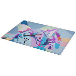Bulldogs Glasboard Schneidebrett