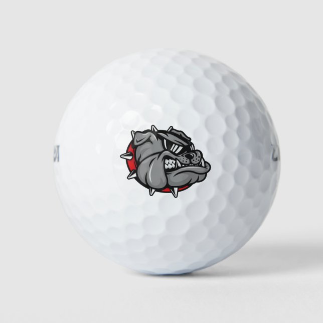 Bulldogs Mascot Golf Ball (Vorderseite)