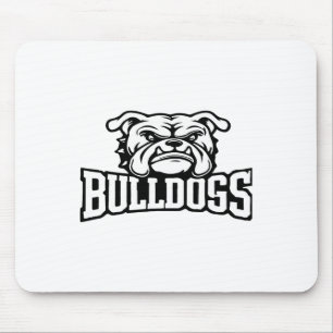 Bulldogs-Maskottchen Zurück zur Schule Teamgeist Mousepad