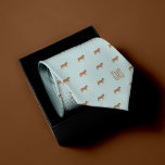 Bulldogs Pattern Monogram Krawatte<br><div class="desc">Fun Bulldogs auf einem winzig hellblauen Hintergrund. Personalisieren Sie mit einem Monogramm, um das perfekte aus einem freundlichen Geschenk zu machen. Suchen Sie eine andere Farbe? Kein Problem! Klicken Sie einfach auf die Schaltfläche "Anpassen" und wählen Sie die Hintergrundfarbe Ihrer Wahl aus.</div>