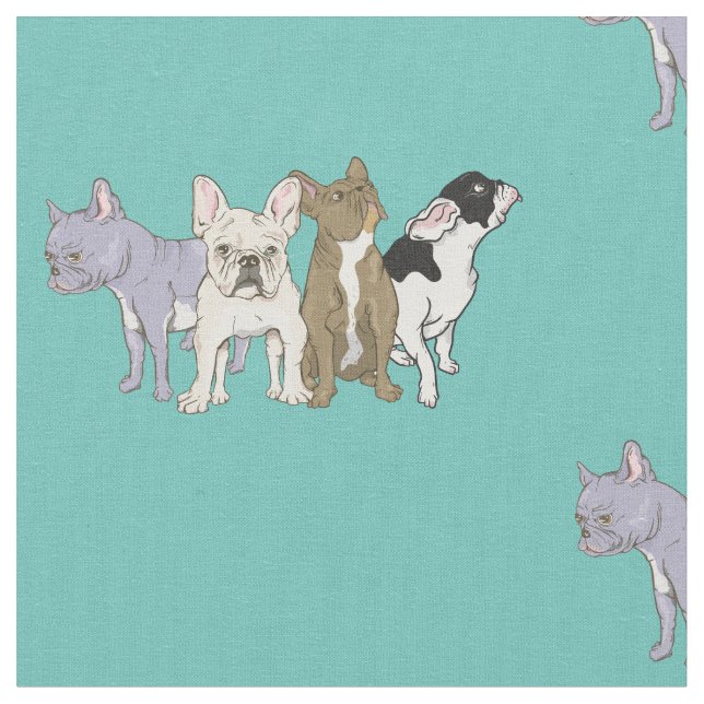 Bulldogs Stoff (Nahaufnahme)