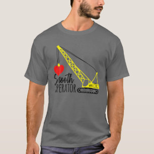 Bulldoz für den Bau eines glatten Operators T-Shirt