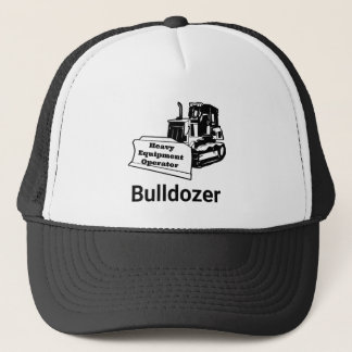 Bulldozer: Betreiber schwerer Geräte Truckerkappe