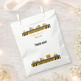 Bulldozer-Kinderdusche im Bauwesen Geschenktütchen