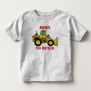 Bulldozer Kleinkind Fine Jersey T - Shirt