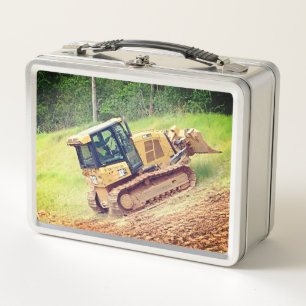 Bulldozer Metall Brotdose