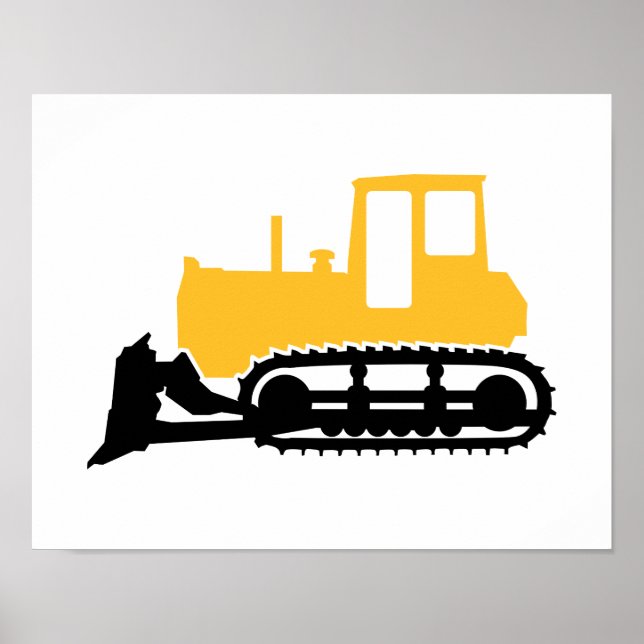 Bulldozer Poster (Vorne)