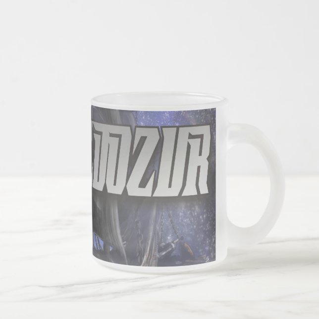 Bulldozur mattierte Kaffeetasse (Rechts)